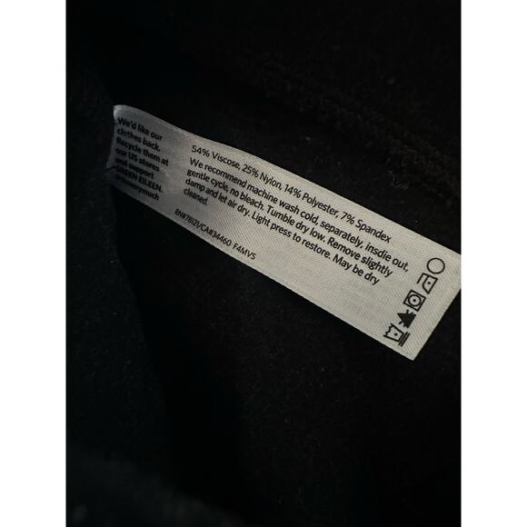 Eileen Fisher Gray Black Stretch Pull-On Slim Pants Size Large - Picture 8 of 8